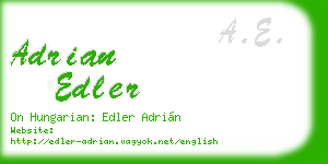 adrian edler business card